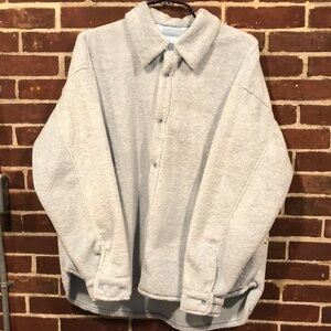 Standard Cloth oversize fleece never worn with tag.Light blue men’s or women’s